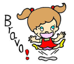 Jimmie and Kerrie in English sticker #6765031