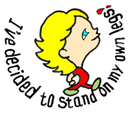 Jimmie and Kerrie in English sticker #6765038