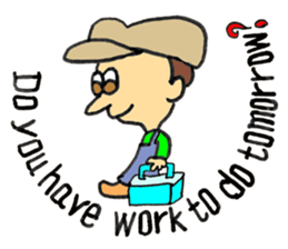 Jimmie and Kerrie in English sticker #6765043