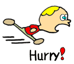 Jimmie and Kerrie in English sticker #6765045