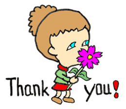 Jimmie and Kerrie in English sticker #6765046