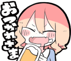 not deeply thinking girl2 sticker #6765177