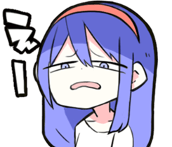 not deeply thinking girl2 sticker #6765192