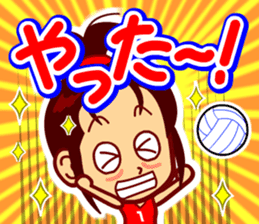 Home Supporter <Volleyball> 1 sticker #6765345
