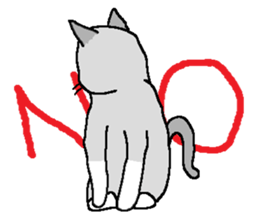 The cat,Miyukichi! sticker #6765616