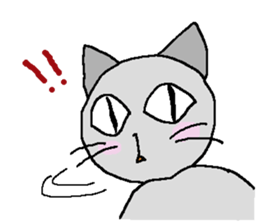 The cat,Miyukichi! sticker #6765625