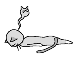 The cat,Miyukichi! sticker #6765642