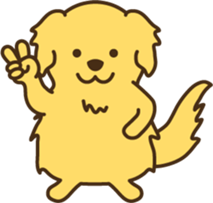 Hinomaru -Golden Retriever- sticker #6766048