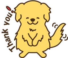Hinomaru -Golden Retriever- sticker #6766051