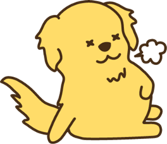 Hinomaru -Golden Retriever- sticker #6766067