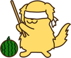 Hinomaru -Golden Retriever- sticker #6766071