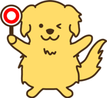 Hinomaru -Golden Retriever- sticker #6766074
