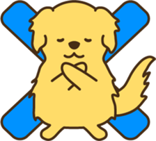 Hinomaru -Golden Retriever- sticker #6766075