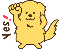 Hinomaru -Golden Retriever- sticker #6766082