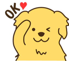 Hinomaru -Golden Retriever- sticker #6766086