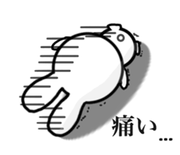 Dance of the rabbit. sticker #6766171