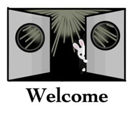 Dance of the rabbit. sticker #6766177