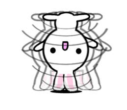 Dance of the rabbit. sticker #6766187