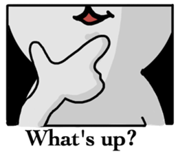 Dance of the rabbit. sticker #6766193