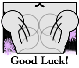 Dance of the rabbit. sticker #6766194