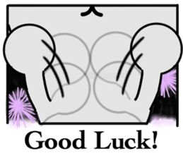 Dance of the rabbit. sticker #6766194