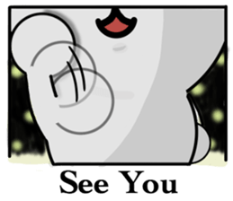 Dance of the rabbit. sticker #6766195