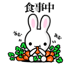 Dance of the rabbit. sticker #6766206