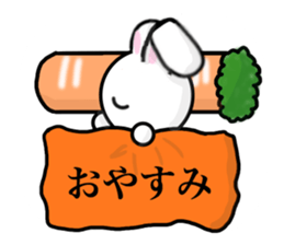 Dance of the rabbit. sticker #6766207