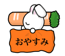 Dance of the rabbit. sticker #6766207