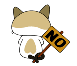 Shiri-Hachi The Cat sticker #6766395