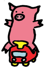 Active Pig sticker #6767131