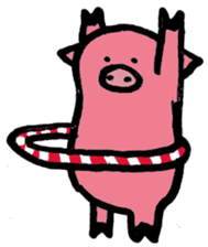 Active Pig sticker #6767134