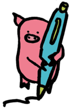 Active Pig sticker #6767135