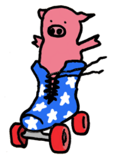 Active Pig sticker #6767136
