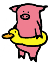 Active Pig sticker #6767138