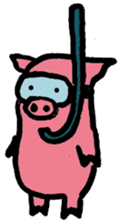 Active Pig sticker #6767141