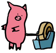 Active Pig sticker #6767144