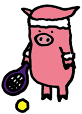 Active Pig sticker #6767145