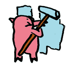 Active Pig sticker #6767157