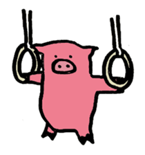 Active Pig sticker #6767159