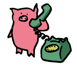 Active Pig sticker #6767162