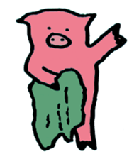 Active Pig sticker #6767163