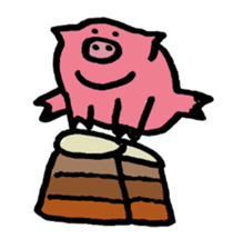 Active Pig sticker #6767165