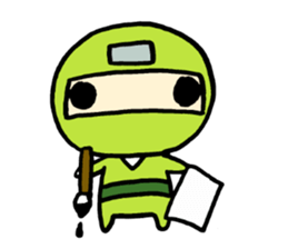 Colorful NINJA sticker #6767615