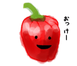 Vegetables and fruit conversation sticker #6767970