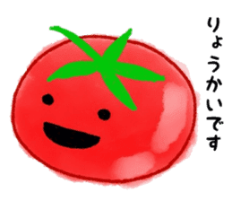 Vegetables and fruit conversation sticker #6767972