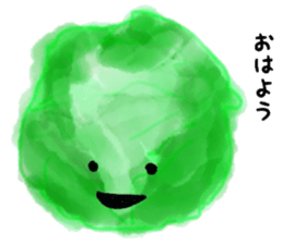 Vegetables and fruit conversation sticker #6767974