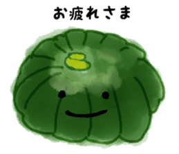 Vegetables and fruit conversation sticker #6767975