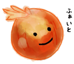 Vegetables and fruit conversation sticker #6767978