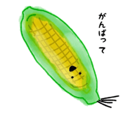 Vegetables and fruit conversation sticker #6767979